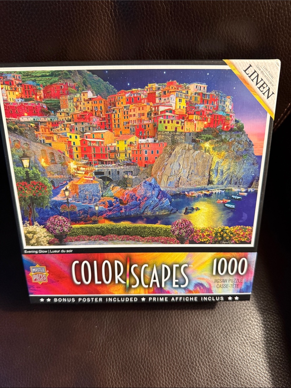 Master pieces Colorscspes Evening Glow 1000-Piece Jigsaw Puzzle  linen.